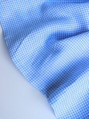 Load image into Gallery viewer, Periwinkle Small Check | Limerick Linen Yarn Dyed | Robert Kaufman