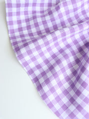 Load image into Gallery viewer, Wisteria Medium Check | Limerick Linen Yarn Dyed | Robert Kaufman