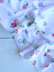 Load image into Gallery viewer, Tossed Candies On White | Wishwell: Glow Knits | Robert Kaufman