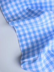 Load image into Gallery viewer, Periwinkle Medium Check | Limerick Linen Yarn Dyed | Robert Kaufman