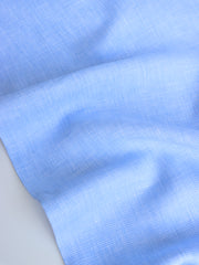 Load image into Gallery viewer, 35IN REMNANT; Periwinkle Mini Houndstooth | Limerick Linen Yarn Dyed | Robert Kaufman