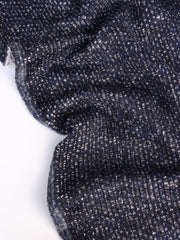 Load image into Gallery viewer, Navy Bristol Luxe Sweater Fleece | By The Half Yard