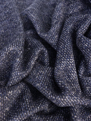 Load image into Gallery viewer, Navy Bristol Luxe Sweater Fleece | By The Half Yard