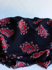 Load image into Gallery viewer, Independence on Navy Wool Dobby