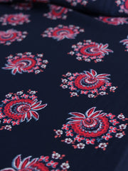 Load image into Gallery viewer, Independence on Navy Wool Dobby