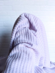 Load image into Gallery viewer, Light Lavender Brushed Waffle Sweater Knit