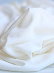 Load image into Gallery viewer, 1YD PRECUT; Ivory Rayon Spandex Slub Jersey