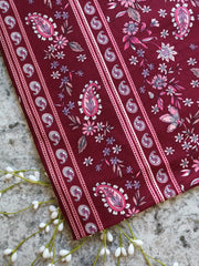 Load image into Gallery viewer, Empress on Burgundy Double Brushed Poly