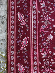 Load image into Gallery viewer, Empress on Burgundy Double Brushed Poly