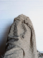 Load image into Gallery viewer, Light Heather Olive Honeycomb Knit