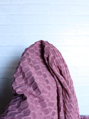 Load image into Gallery viewer, Dark Mauve Honeycomb Knit
