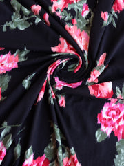 Load image into Gallery viewer, Haven on Black Double Brushed Poly