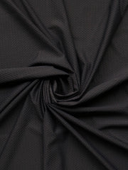 Load image into Gallery viewer, 2YD 30IN REMNANT; Black Crosshatch Nylon Spandex Tricot