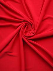 Load image into Gallery viewer, Red Ribbed Polyester Spandex Tricot