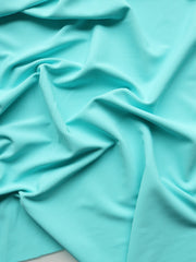 Load image into Gallery viewer, Cyan Ribbed Polyester Spandex Tricot