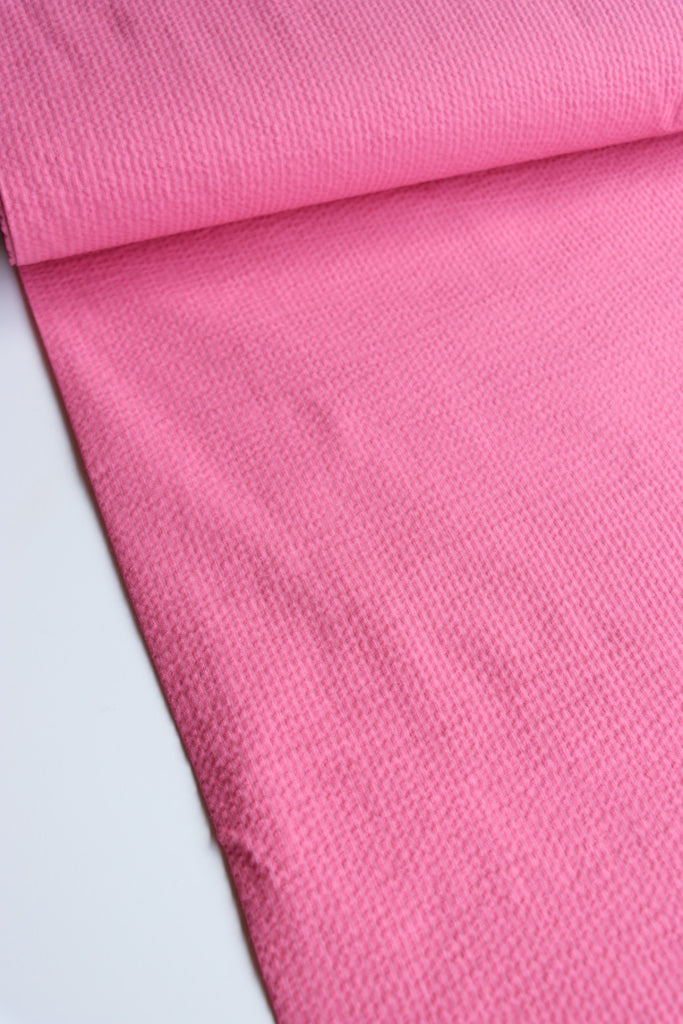 Pink Seersucker Robert Kaufman Surge Fabric Shop