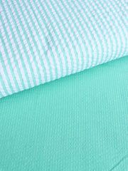 Load image into Gallery viewer, Seafoam Seersucker | Robert Kaufman