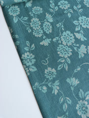 Load image into Gallery viewer, Teal Floral | Wishwell Loire Valley Jacquards | Robert Kaufman
