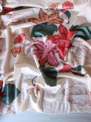 Load image into Gallery viewer, 2YD PRECUT; Estelle Floral on Ivory French Terry