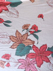 Load image into Gallery viewer, 2YD PRECUT; Estelle Floral on Ivory French Terry