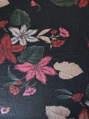 Load image into Gallery viewer, Estelle Floral on Dark Olive French Terry