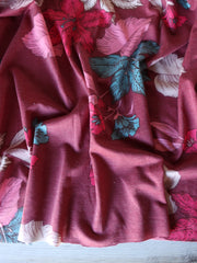 Load image into Gallery viewer, Estelle Floral on Mauve French Terry
