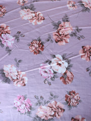 Load image into Gallery viewer, Mae Floral on Lavender Mist French Terry