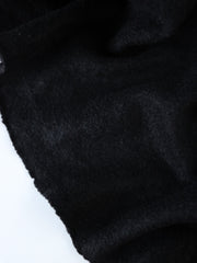 Load image into Gallery viewer, Black Wool Boucle/French Terry Knit | By The Half Yard