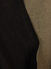 Load image into Gallery viewer, 2 Toned Heathered Beige & Brown Oslo Double Knit Wool | By The Half Yard