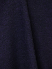 Load image into Gallery viewer, Heathered Dark Purple Bray Yarn Dyed Wool Knit | By The Half Yard