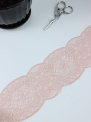 Load image into Gallery viewer, Peach Whip 3" Wide Stretch Lace