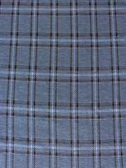 Load image into Gallery viewer, Black & Chestnut Plaid Yarn Dyed Jacquard Knit