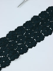 Load image into Gallery viewer, Dark Spruce 2.5" Wide Stretch Lace