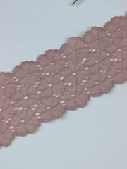 Load image into Gallery viewer, Mauve Mist 2.5" Wide Stretch Lace