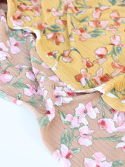 Load image into Gallery viewer, Willow on Yellow Yummy 8x3 Rib Knit