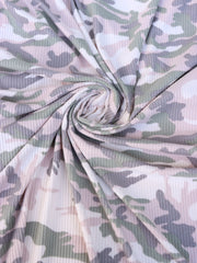 Load image into Gallery viewer, Stone/Khaki/Moss/Sand Camo Yummy 4x2 Rib Knit