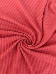 Load image into Gallery viewer, Rust Brushed Waffle Sweater Knit