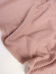 Load image into Gallery viewer, Taupe Brushed Waffle Sweater Knit