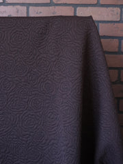 Load image into Gallery viewer, Cocoa Vienna Rose Quilted Knit Wool | By The Half Yard