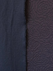 Load image into Gallery viewer, Cocoa Vienna Rose Quilted Knit Wool | By The Half Yard