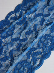 Load image into Gallery viewer, Bright Cobalt 9" Wide Stretch Lace