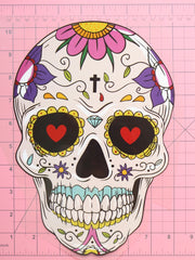 Load image into Gallery viewer, Dia De Los Muertos Heat Transfer, Iron-On