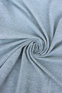 Heather Gray Cotton Spandex French Terry