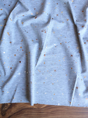 Load image into Gallery viewer, Cosmic Dust 2 Tone Foil on Heather Gray French Terry