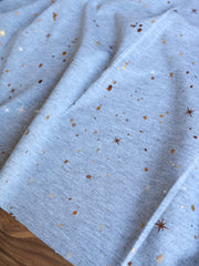 Load image into Gallery viewer, Cosmic Dust 2 Tone Foil on Heather Gray French Terry