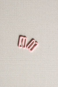 Light Pink Plush Back Satin Strap, Scallop Elastic, Rings/Sliders/G-Hooks & Closures