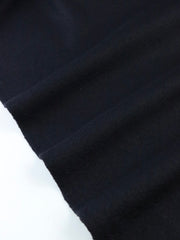 Load image into Gallery viewer, Darkest Navy Moscow Brushed Wool Knit | By The Half Yard