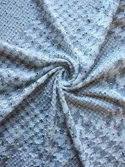 Load image into Gallery viewer, Ivory & Silver & Gold Houndstooth Metallic Special Occasion Sweater Knit