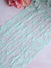 Load image into Gallery viewer, Mint Ice 9" Wide Stretch Lace