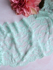 Load image into Gallery viewer, Mint Ice 9" Wide Stretch Lace